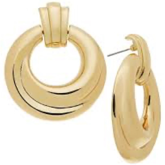 INC International Concepts Jewelry - INC International Concepts Gold-Tone Hoop Earrings